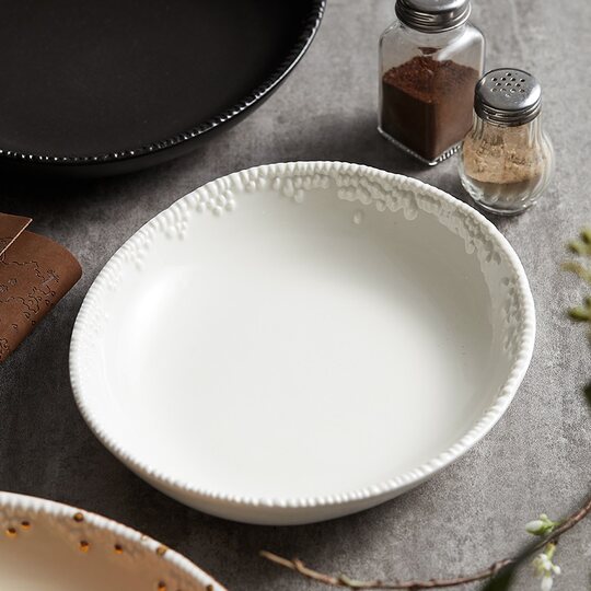 Nordic style light luxury style large household high-end Internet celebrity ceramic tableware spaghetti rice bowls and plates