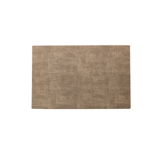 Qide daily waterproof and heat-resistant light luxury leather anti-oil ironing rectangular Western restaurant table mat Chinese style placemat