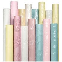 Main Sleeper Moisture Background Paper Cozy Pvc Self-Adhesive Wallpaper Color Furnishing TV Background Wall Hotel Guesthouses Mildew