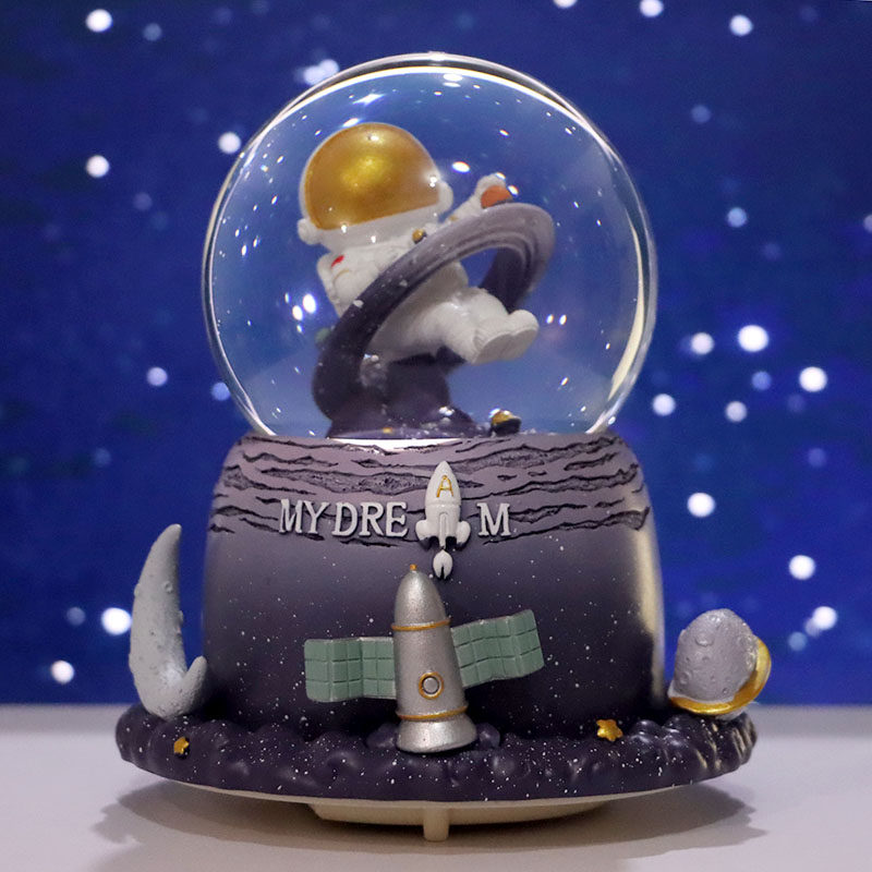Astros Astros Crystal Ball Music Box Children Boys Girls Birthday Gifts Music Box Children's Day Gifts
