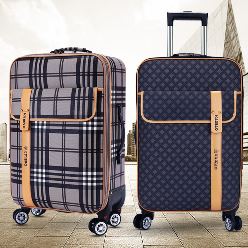 Oxford Cloth Suitcase Men's New Travel Trolley Case, Sturdy and Durable, Thickened Business Password Box, Large Capacity for Students