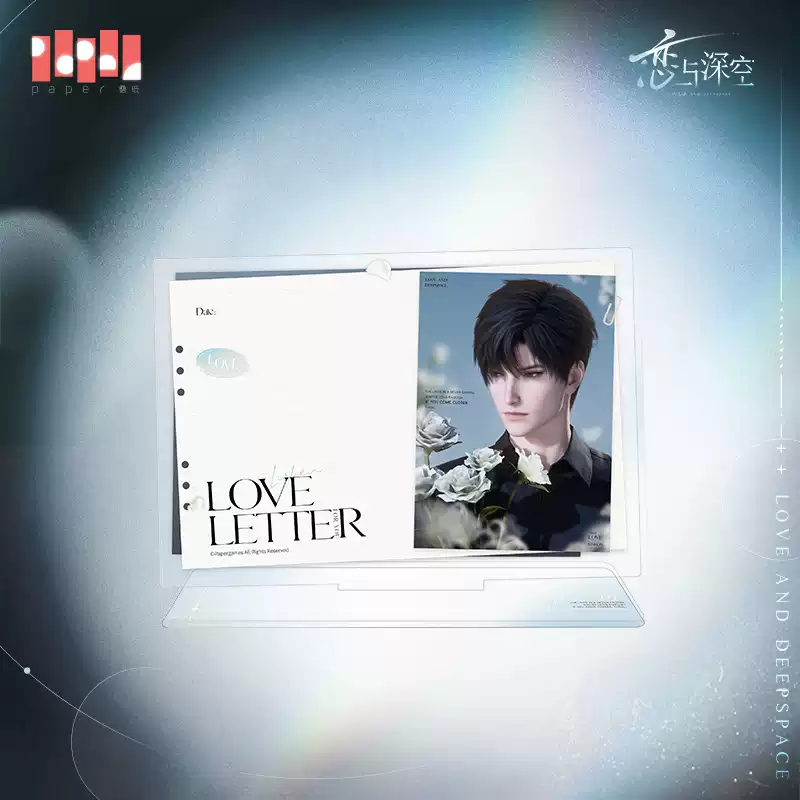 Love and Deepspace Official Message Card Acrylic Stand