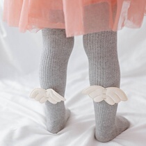 Big ass leggings female baby spring and autumn open file girl princess big PP baby socks wear childrens pantyhose outside