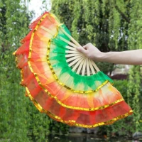 3 слоя зеленого и желтого