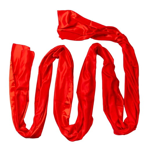 Красная шелковая ленточная квадратная танцевальная опора высокая красная шелковая лента годовая встреча талия барабана красный шелк шелк янге красный шелковый шелковый красный ремень ткани