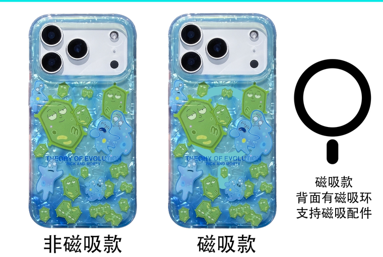 Rick and Morty Theory IMD iPhone Case