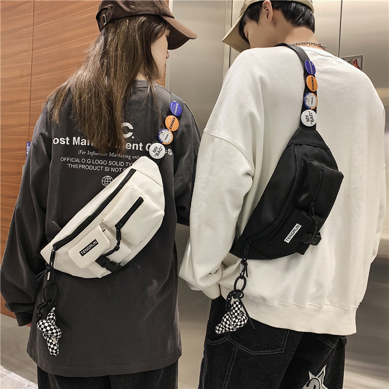 Boomer Chest Bag Men's Leisure Purse Large Capacity Sports Money Multifunction Small Scapegoat Students Light Water-resistant Diagonal Satchel Bag