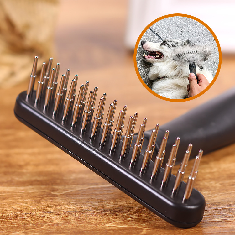 Pet groomer dog hair brush long-haired golden retriever Samoyed special large dog knot knife nail rake comb hair removal comb