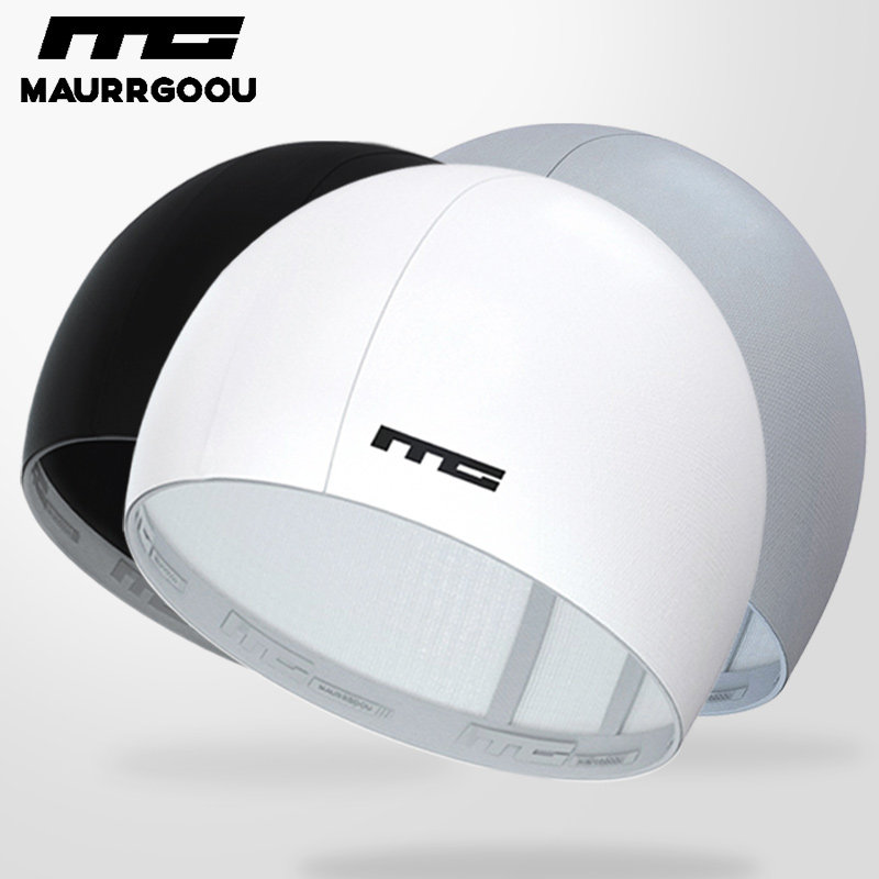 Swimming cap men and women long hair comfort ear protection cloth swimming hat children children adult swimming equipment