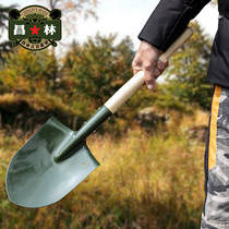 Changlin 108B manganese steel war preparation shovel engineering shovel 205 Ordnance shovel camping shovel outdoor large shovel wooden handle shovel