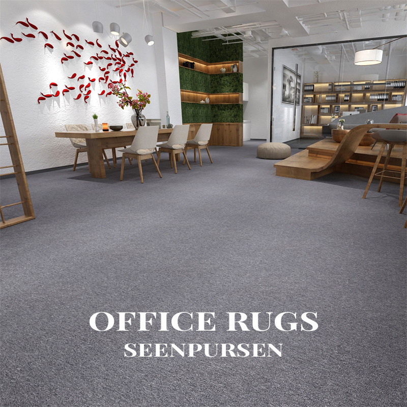 Office B1 Grade Flame Retardant Block Splicing Carpet Large Area Whole Spread Fire Splicing Domestic Block Nylon Carpet