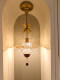 French-Style Vintage Restaurant Bar Chandelier, Retro Creative Corridor Light, High-End Bedroom Entryway Cabinet Eye-Protection Chandelier