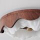 Bedroom Ceiling Light Wabi-Sabi Style Retro Walnut Wood Grain Creative Glacier Master Bedroom 2025 New Vintage Style Lighting Fixtures