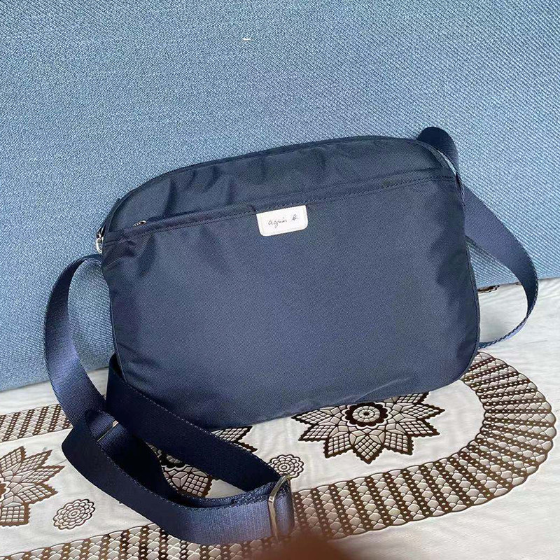agnes nylon bag casual 100 hitch male and female universal horizontal section diagonal satchel pure colour single shoulder square bag ab bag foreign trade