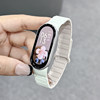 Zhang Jingyi's Same Style Compatible Xiaomi Mi Band 10/9 Strap 8 Wristband New Magnetic Silicone Smart Sports 9/8 Nfc Version Eighth and Ninth Generation Ceramic Version Loop Replacement Strap Unisex High-End Accessories
