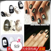 Japan beauty nail sticker watermarking nail polish rubber phototherapy glue watermarking with flower swan cat cat Cat mid-autumn moon