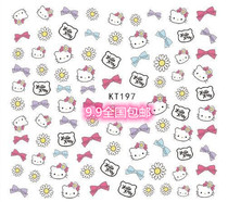 New Holle kttiy kitty kitty 3D Cubic back rubber medecine sticker grown-up toddler child is applicable