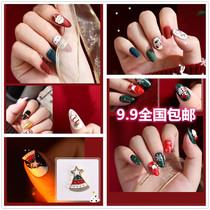 Promotion Christmas Beauty Nail nail Nail Ornament Alloy Solid Nail Decoration Phototherapy Glue QQ Chia Oil Glue Sticker