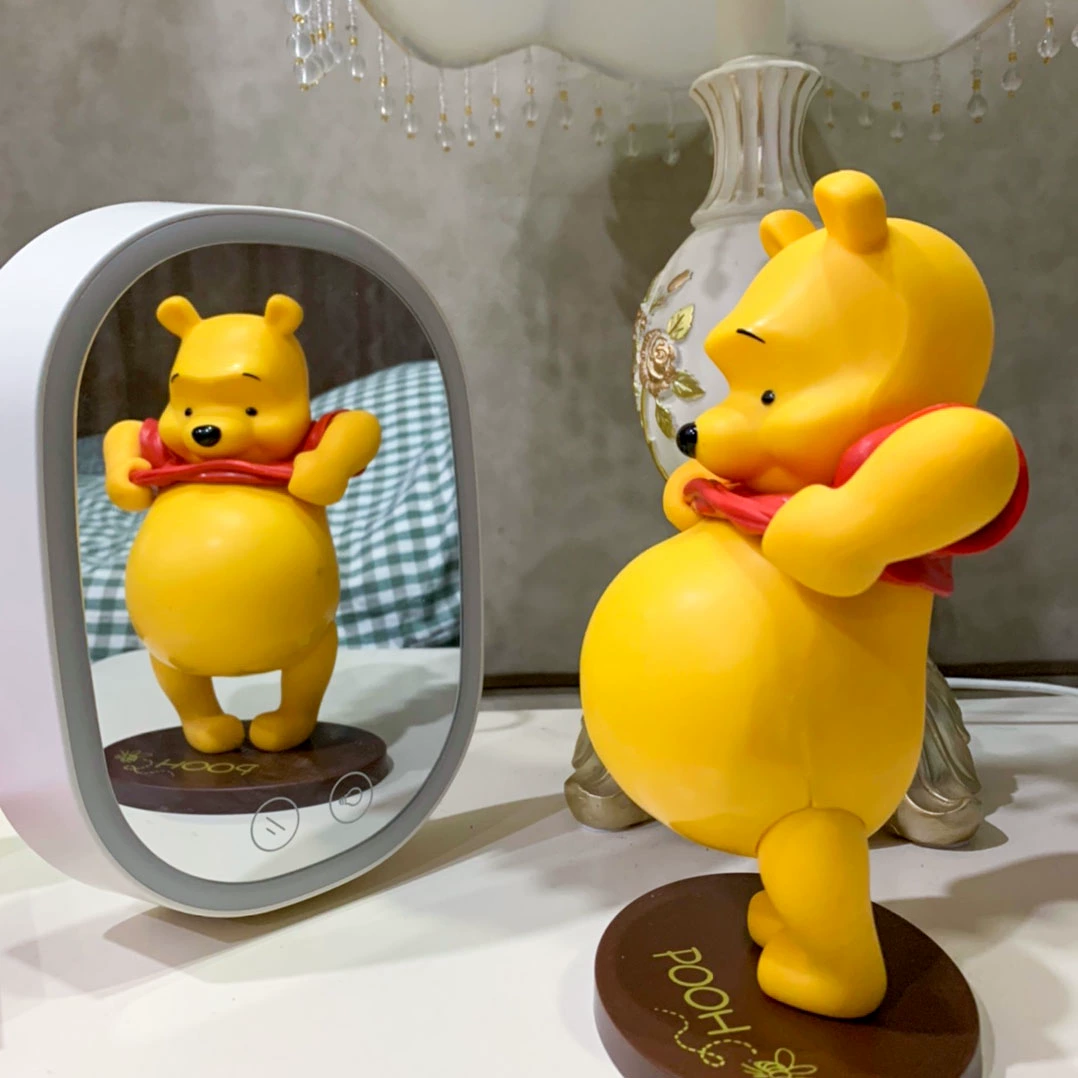 Phim hoạt hình Búp bê Winnie the Pooh bụng bự làm bằng tay mô hình trang trí đồ chơi để bàn làm quà tặng sinh nhật cho nam và nữ - Capsule Đồ chơi / Búp bê / BJD / Đồ chơi binh sĩ