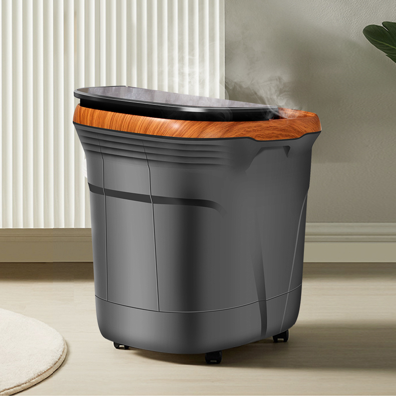 Karen Poetry Fully Automatic Heating Bubble Foot Tub Thermostatic Massage Electric Wash Basin Deep Barrel Foot Bath