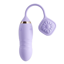 (Self-operated) Vibrating egg female products telescopic remote control plug-in strong vibration mute orgasm ricochet erotic masturbation device