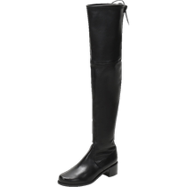 SW Stuart Weitzman Womens leather over-the-knee boots MIDLAND