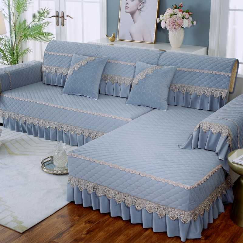 2021 New plush sofa cushions The four-season universal minimalist modern cushion anti-slip sofa cover set to be made