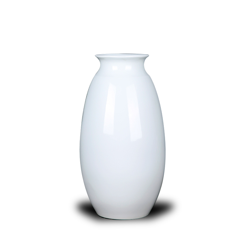 Jingdezhen ceramics European white vase is placed in the dry flower arranging hotel adornment of I sitting room living room