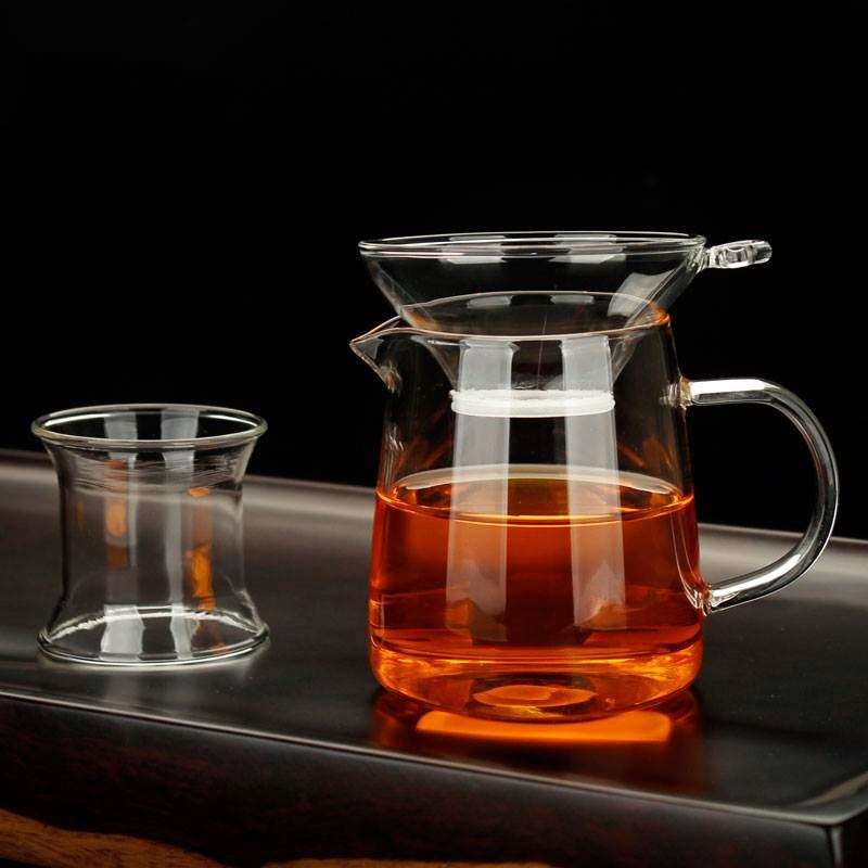 Belly Grand upscale fair heating filter Small sub-tea set Fair Cup Single Fresh Strainer Glass Pot high temperature