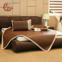 Tianyi thickened rattan seats 1 5 meters summer three-piece set 1 8 big bed ice silk mat 1 2m folding soft mat 1 35 straw mat