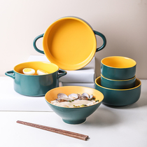 Ceramic dishes set home creative dishes chopsticks combination dishes single set exquisite one-person tableware set