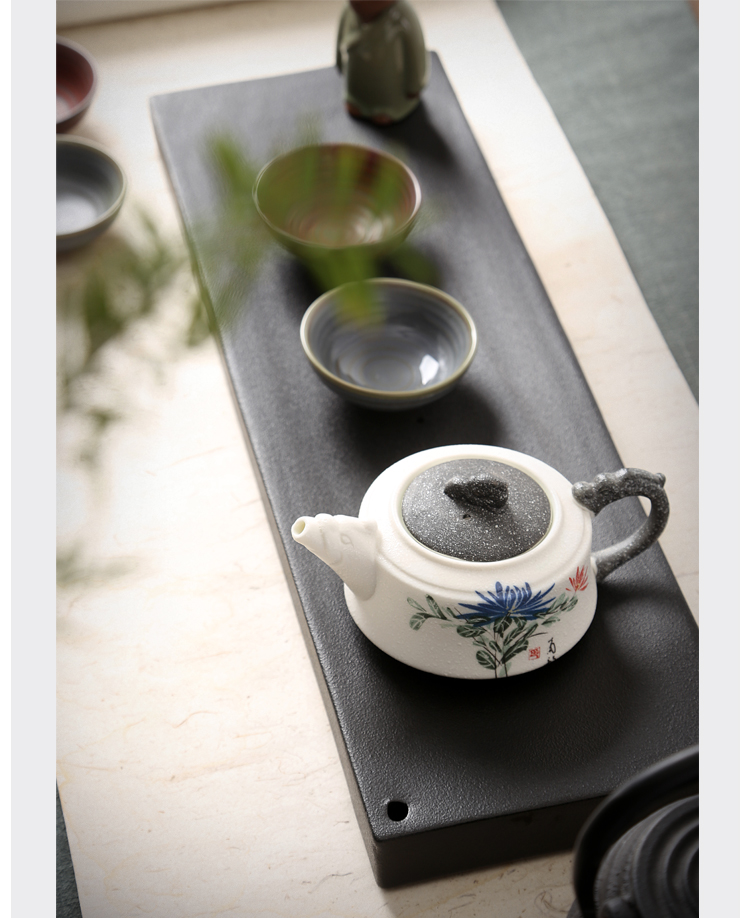 Into this creative natural stone monkey sharply consolidation stone tea sets a seam black stone tea dry terms drainage