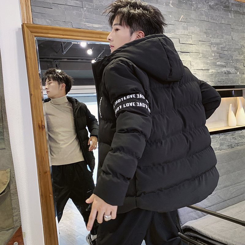男士棉衣2019新款冬季外套韩版潮流潮牌帅气冬装羽绒工装棉服棉袄