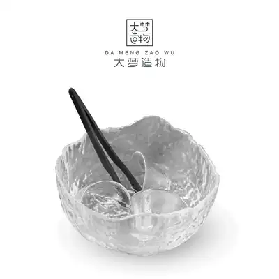 Big dream creation multifunctional tea washing thickened heat-resistant glass washing tea residue bucket flower pot Kung Fu tea props accessories