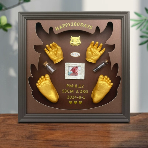 Детские отпечатки рук для новорожденных для младенца, памятная чернильная подушечка, трехмерная детская модель рук, в 3d формате, подарок на день рождения