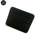 Черный-яловая кожа (6 отделений для карт, 1 отделение)