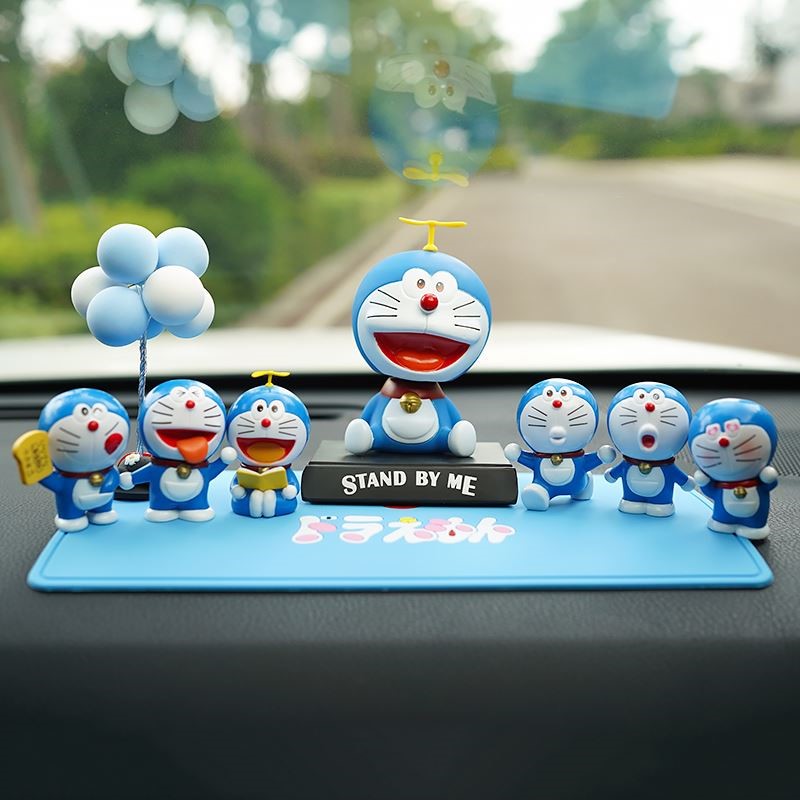 Doraemon car decoration cute cartoon jingle cat nobita car decoration creative shaking his head car decoration