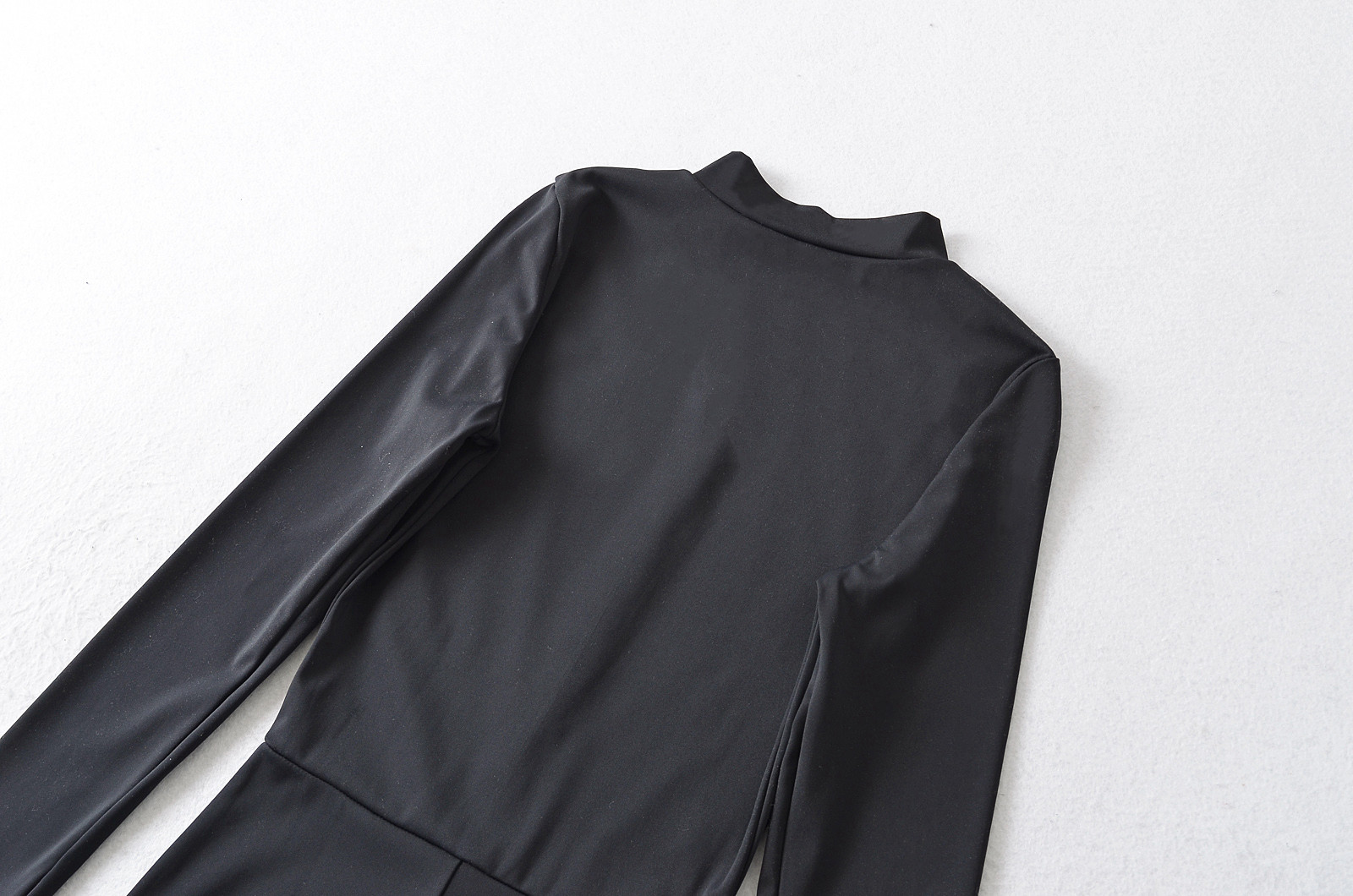 Боди/брюки 子路潮品欧美风新款性感辣妹拉链瑜伽服上衣运动弹力紧身连体裤女