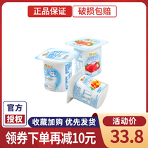 Mengniu Original Taste Yogurt Ex-gratia Cup Loaded 100g 100g * 16 Cup 2 Lives Of Sour Milk 8 cups restored Dairy province