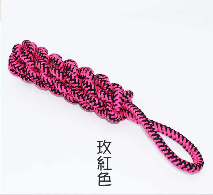 Đồ chơi chó Molar Đồ chơi chó lớn Chống cắn Labrador Golden Retriever Rope Knot Đồ chơi chó trung bình Nhai vật nuôi - Mèo / Chó Đồ chơi