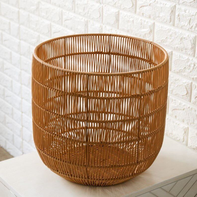 Dirty clothes basket bamboo woven laundry basket ins Nordic style bamboo and rattan woven basket for dirty clothes basket storage basket large
