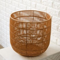 Dirty Laundry Basket Bamboo Weaving Laundry Basket Ins Nordic Wind Bamboo Rattan Woven Basket of Dirty Laundry Basket containing basket Large number
