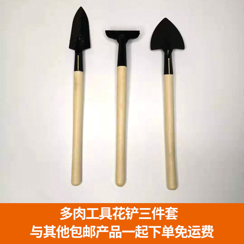 Gardening Tools Succulents Planting Flowers Seeds Planting Loose Soil Home Gardening Small Shovel Three-piece Flower Shovel