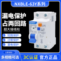 Zhengtai NXBLE-63Y Leakage Protector Two-wire Double-in Double-out 63A Leakage Circuit Breaker Main Switch