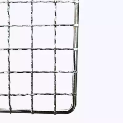 BBQ mesh BBQ electroplating baking net Japanese Korean barbecue mesh rectangular mesh barbecue tools home baking net