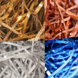 Ins стиль праздничная подарочная коробка наполнение рафия подарок измельченная бумага подарочная коробка упаковка украшение свадебная коробка конфет трава шелковая коробка