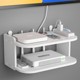 Router placement rack wifi storage box wall storage rack without punching wall-mounted TV set-top box bracket