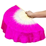 Настоящий фанат шелкового танца Специальный экзамен Jiazhou Yangge Двойной квадратный танец два человека два влево и правый классический фанат танца