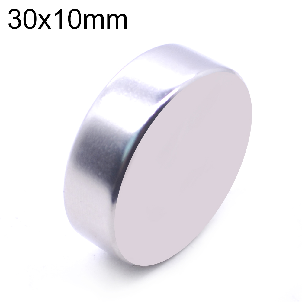 Promotional magnetic magnet circular 30X10mm NdFeB iron absorber magnetic steel strong magnetic 30*10mm round