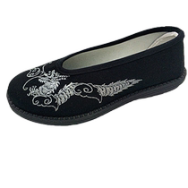 Boys costume performance shoes old Beijing dance shoes round mouth shoes Chinese-style dragon pattern embroidery Hanfu shoes ethnic style